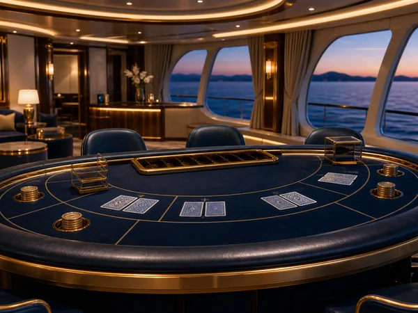 Decorative pictures of the interior of the ship's table; This is not The Great Icescape game screen